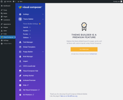 Page screenshot: Visual Composer → Theme Builder