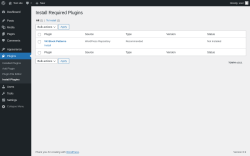 Page screenshot: Plugins  &rarr; Install Plugins