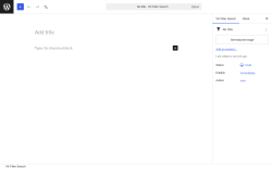 Page screenshot: VK Filter Search &rarr; Add Post