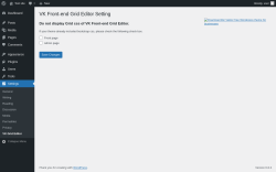 Page screenshot: Settings → VK Grid Editor