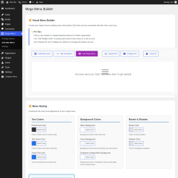 Page screenshot: Mega Menu &rarr; Add New Menu