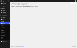 Page screenshot: Settings &rarr; VPN leaks test