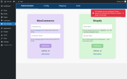 Page screenshot: Woo-Shopify