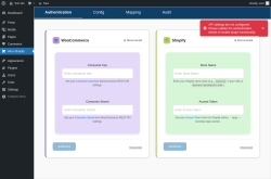 Page screenshot: Woo-Shopify