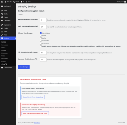Page screenshot: Settings &rarr; w3myPQ