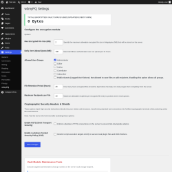 Page screenshot: Settings &rarr; w3myPQ