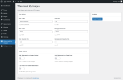 Page screenshot: Watermark My Images