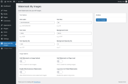 Page screenshot: Watermark My Images