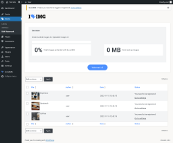 Page screenshot: Media → Bulk Watermark
