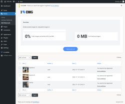 Page screenshot: Media → Bulk Watermark