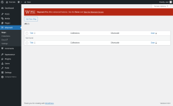 Page screenshot: Maps ‹ Test site — WordPress