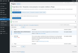 Page screenshot: Plugins &lsaquo; Test site &mdash; WordPress
