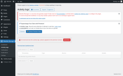 Page screenshot: Blacklist Manager → Activity logs
