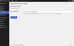 Page screenshot: WP Persona Verify