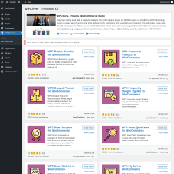 Page screenshot: WPClever → Essential Kit