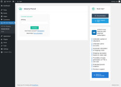Page screenshot: WC Ukr Shipping → Smarty Parcel