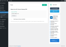 Page screenshot: WC Ukr Shipping → Tools
