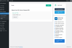 Page screenshot: WC Ukr Shipping → Tools