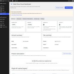 Page screenshot: Web Plura