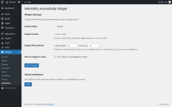 Page screenshot: Settings &rarr; WebAbility