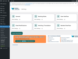 Page screenshot: Webba Booking → SETTINGS