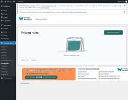Page screenshot: Webba Booking → Pricing rules