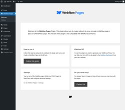 Page screenshot: Webflow Pages