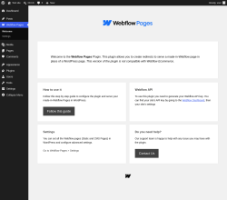 Page screenshot: Webflow Pages