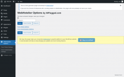 Page screenshot: WebHotelier Options
