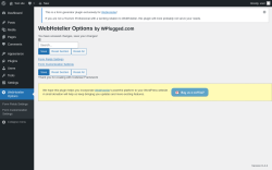 Page screenshot: WebHotelier Options