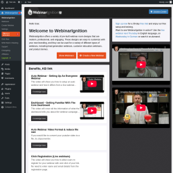Page screenshot: WebinarIgnition