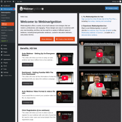 Page screenshot: WebinarIgnition