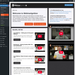 Page screenshot: WebinarIgnition