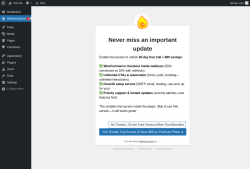Page screenshot: WebinarIgnition ‹ Test site — WordPress