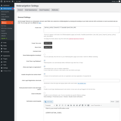 Page screenshot: WebinarIgnition → Settings