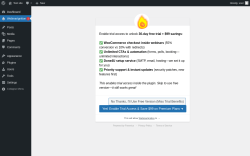 Page screenshot: WebinarIgnition ‹ Test site — WordPress
