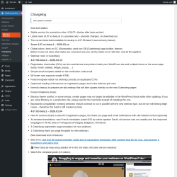 Page screenshot: WebinarIgnition &rarr; Changelog