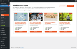 Page screenshot: WebinarIgnition &rarr; Grid View