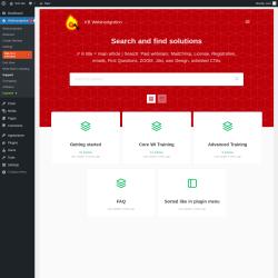 Page screenshot: WebinarIgnition &rarr; Support