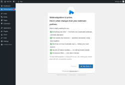 Page screenshot: WebinarIgnition &lsaquo; Test site &mdash; WordPress