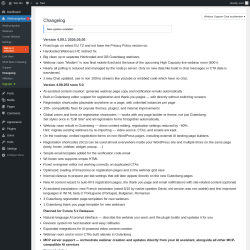 Page screenshot: WebinarIgnition &rarr; Changelog