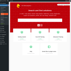 Page screenshot: WebinarIgnition &rarr; Support