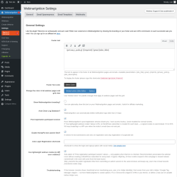 Page screenshot: WebinarIgnition &rarr; Settings