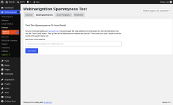 Page screenshot: WebinarIgnition &rarr; Settings &rarr; Email Spammyness