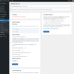 Page screenshot: Tools → Llms.txt