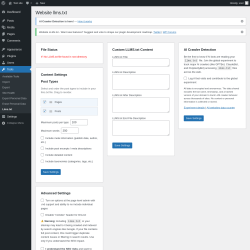 Page screenshot: Tools → Llms.txt