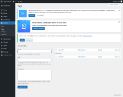 Page screenshot: weDocs → Tags