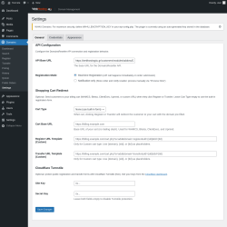 Page screenshot: Domains &rarr; Settings