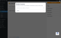 Page screenshot: Google Reviews &rarr; Settings