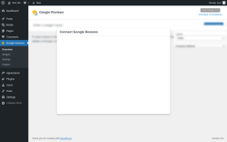 Page screenshot: Overview &lsaquo; Test site &mdash; WordPress